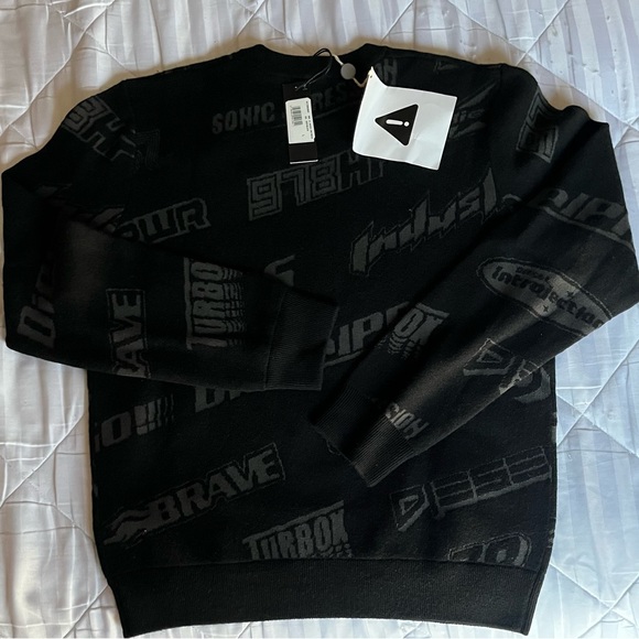 Brand new never worn black Diesel Brand Sweater (large) - Picture 2 of 2